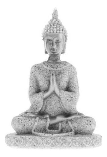 7x Estatua De Buda Arenisca Escultura Hindú Para Colección