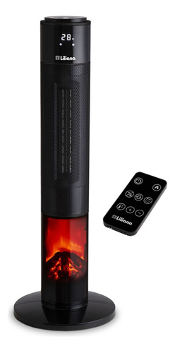 Calefactor Torre Towerflame 2000w Liliana - Tch50 - Negro 3c