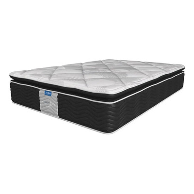 Colchón King Size Restonic Ortopedic Never Turn 190x200x26 Cm Gris Oscuro