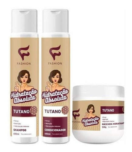 Tutano Fashion 12 Sh 400ml + 12 Cond 400ml + 12 Masc 500gr