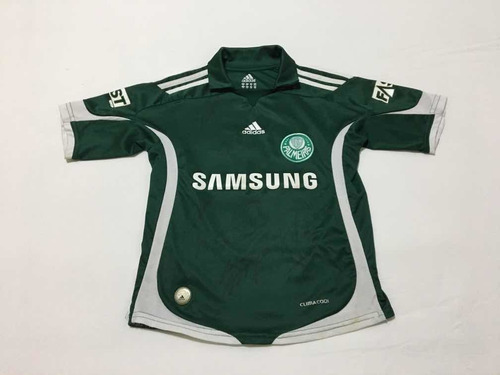 Camiseta Palmeiras 2009 Tam. 8 Anos Autografada Elenco 2015