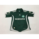 Camiseta Palmeiras 2009 Tam. 8 Anos Autografada Elenco 2015