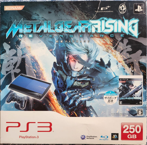Ps3 Super Slim Metal Gear Rising Console Completo 