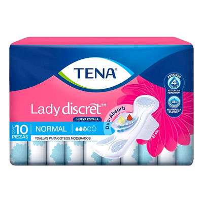 Toalla Femenina Para Incontinencia Normal Con 10 | MercadoLibre