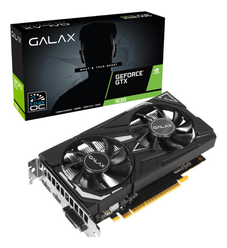 Geforce Gtx 1630 4gb Gddr6 64bits - Ex 1 Click O.c - Galax