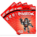 Giftcard Robux R$ 50 Reais Cartão Digital Brasil Roblox Jogo