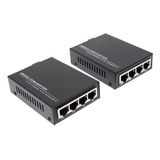 2x 1000m Gigabit Ethernet Transceptor De Fibra Óptica 25km