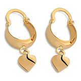 Aros De Oro Laminado 18k Argollas Criollas Calidad Cracco