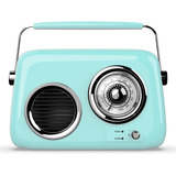 Radio Fm Portatil De Onda Corta, Altavoz Bluetooth Vintage C