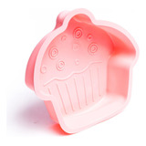 Forma De Bolo Formato De Cupcake De Silicone Dasshaus Cor Rosa