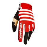 Guantes Ciclismo Downhill Fasthouse Speed Style Striper Rojo