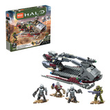 Mega Construx Halo Skiff Intercept - Juego De Construcción.