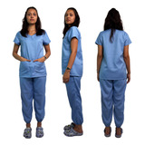 Conjunto Pijama Uniforme Hospitalar Scrub Cirúrgico Feminino