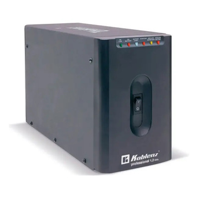 UPS No Break Interactivo Koblenz 15007usb\u002Fr, 1500 VA\u002F900 W 7 Contactos Para Gaming, Cámaras, Hogares y Oficinas Regulador De Voltaje Senoidal Simulado Color Negro | Meses sin interés