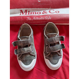 Zapatillas Mimo &co Con Velcro ! Canchera + Remera De Regalo