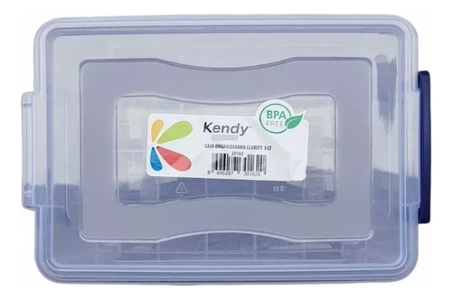 Caja Organizadora Plástica Kendy 3750cc Con Manilla