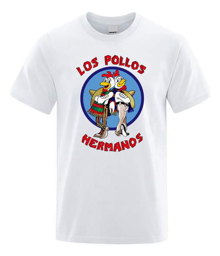 Hjb H Camiseta Los Pollos Hermanos Pollo Hermanos Manga