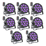 Luces Par Recargables Luces Rgbwa+uv 6 1 Led Batería, ...