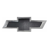 Emblema Chevrolet Tapa 2014-2020 Base Cromada Centro Negro