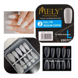 Mely Tips X 100 Un. Soft Gel / Mate Prelimados