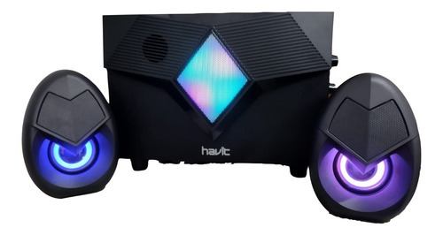 Parlantes Subwoofer Retroiluminado Potente 11w Usb Celular