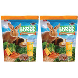 Ração Funny Bunny  Para Roedores 500g Supra Kit 2 Unidades