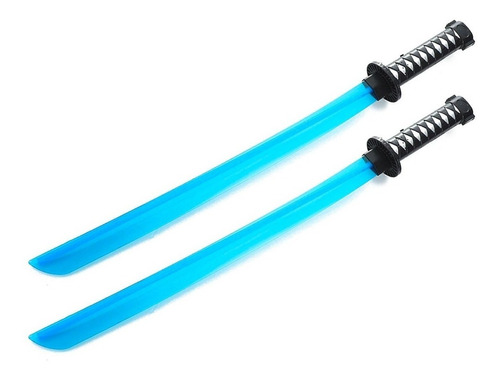 2 Espadas Samurai Juguete Niños Ninja Katana Luz Led Sonido