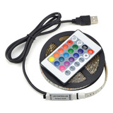 Lámpara Led Rgb Light 5050, Tira Flexible, 5 V, Usb, Ordenad