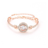 Pulsera Para Mujer Dama Lujo Amor Elegante Brillante Regalo