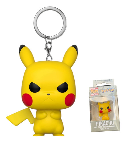 Llavero Funko Pikachu Enojado Pop Keychain Pokemon Coleccion