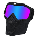 Mascara Antiparra Casco Abierto Paintball Motocross Nieve 