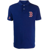 Camisa Tipo Polo Boston Red Sox