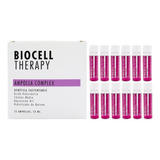 Biocell Therapy X 12 Ampollas Reparadora Cabello Dañado 13ml