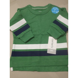 Carters Remera Buzo  M/ Larga 3 Meses Estampa Espalda Varón