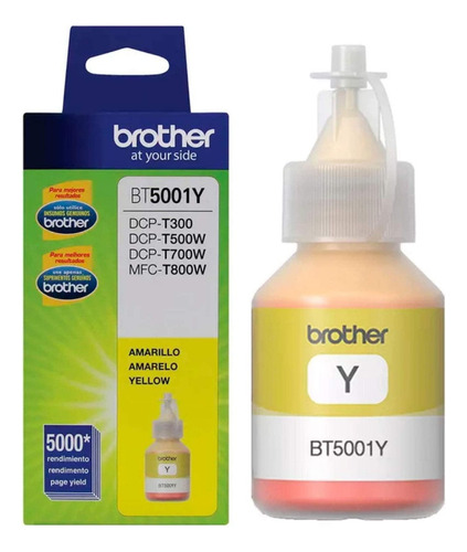 Tinta Brother Bt5001 Amarillo Original Dcp T310 T510 T710