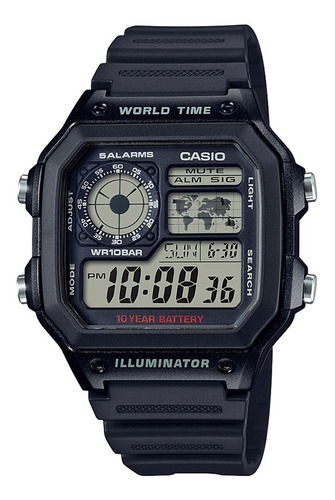 Reloj Casio Ae-1200wh Hombre Illuminator Impacto Online