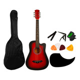 Guitarra Acústica Clasica 38in Universal Kit De Guitarra Tri