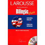 Diccionario Bilingue Plus Ingles Español Cd Nuevo Original