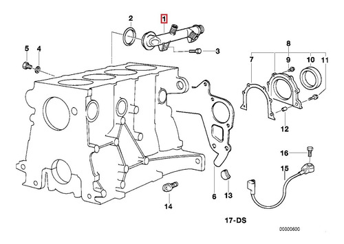 Racor -tubera Motor Bmw E36 318i 318ti Z3 Motor M42 M43 M44 Foto 4