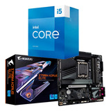 Kit  Intel 13ª Geração I5 13600k + Z790m  Aorus Elite Ddr5