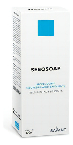 Sebosoap Jabón Líquido Seborregulador Exfoliante 100ml