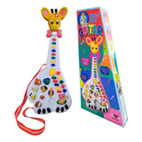 Brinquedo Guitarra De Animais Infantil Musical Bebê Com Luz