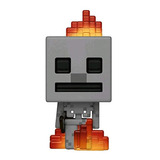 Minecraft Flaming Skeleton Exclusivo Funko Pop