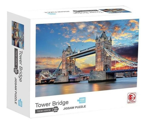 Rompecabezas 1000 Pzas Puzzle Puente Ciudad Tower Bridge Edu