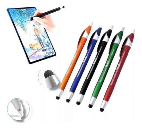 Lapiz Optico Compatible Tablet Celular iPad Boligrafo Tinta
