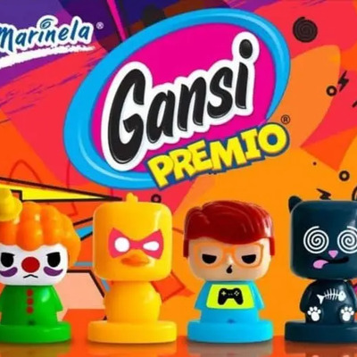 Gansi Premio Kawis 12 P' 6 Figuras Selladas Marinela Gansito | Envío gratis