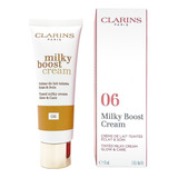 Milky Boost Cream Clarins Crema Con Color Para Rostro 45ml