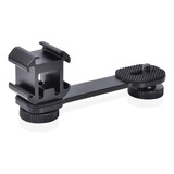 Soporte De Extensión Universal Triple Cold Shoe Mount Ad