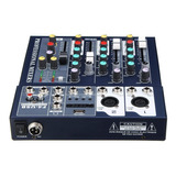 Consola De Audio Mixer Profesional 4 Canales Xy-f4