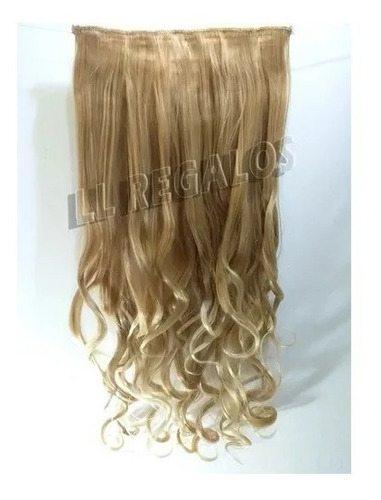 Aplique Cabelo Loiro Liso Em Camadas - Pode Chapinha